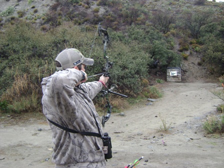 Nathan Huber shoots.
